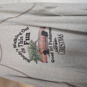 Gray Christmas Graphic Sweatshirt